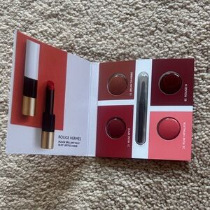 Hermes Lipstick Mini Palette – Rose Himalaya, Rouge H, Rose Épicé, Brun d’Ambre
